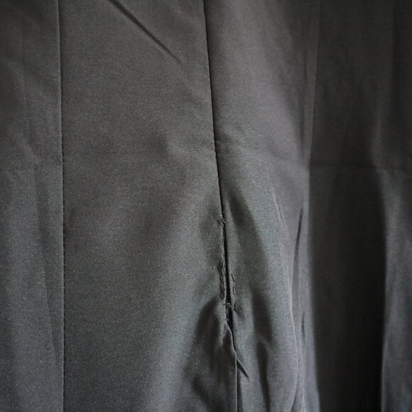 Vintage-style gothic midi dress, black, XS petite - Victorian witchy lolita - Picture 8 of 8